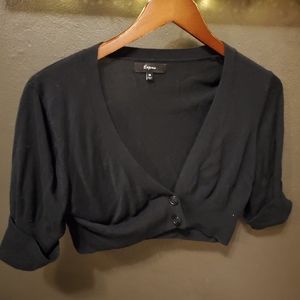 Crop black sweater